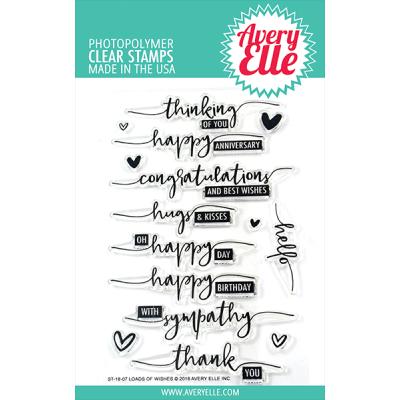 Avery Elle Clear Stamps - Loads Of Wishes